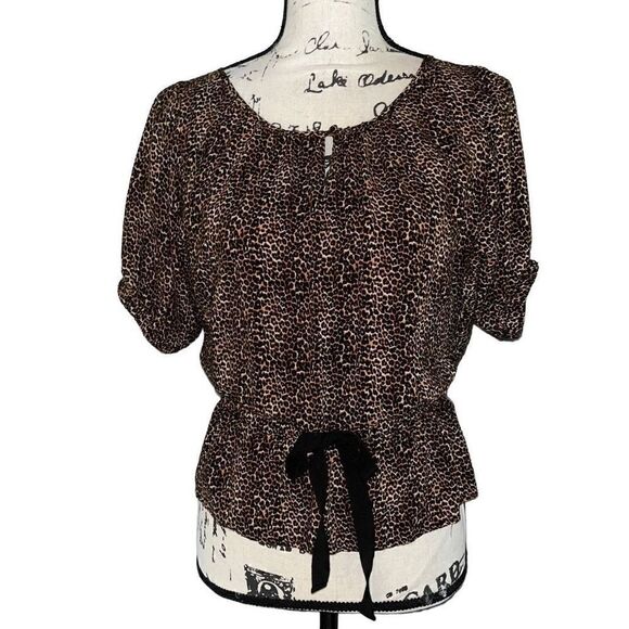 Express leopard print blouse XS - Picture 5 of 6